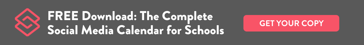 Free Download: the Complete Social Media Calendar for Schools